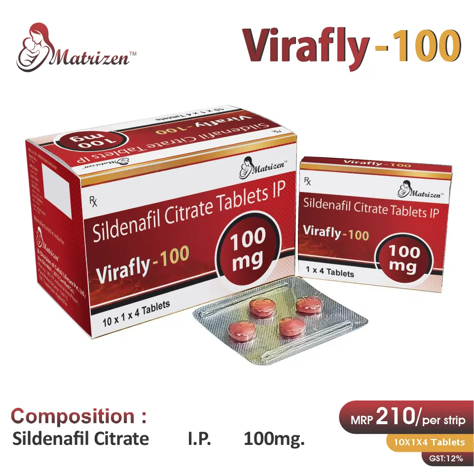 Sildenafil 100mg Tablet | Best Price for PCD Pharma Franchise in Erectile Dysfunction Care
